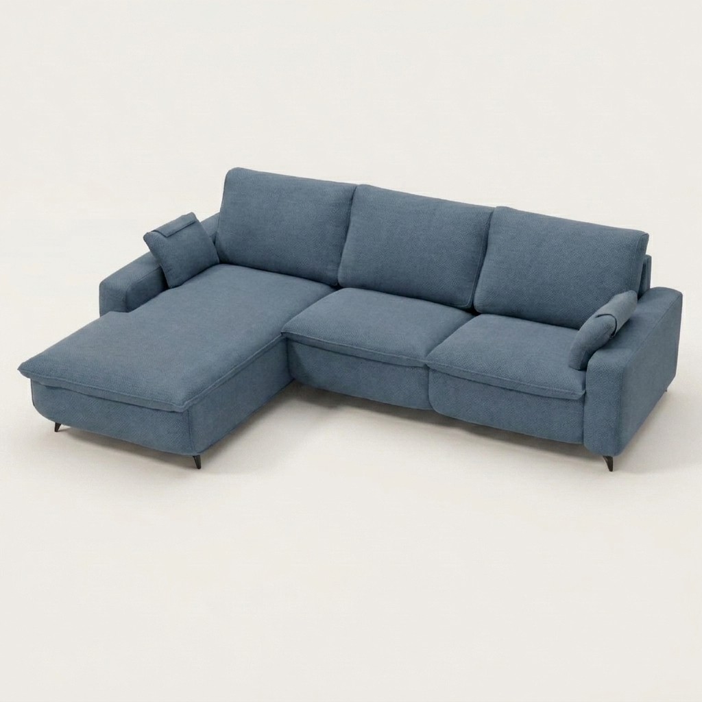 Selene Chaise Sofa Blue LHF