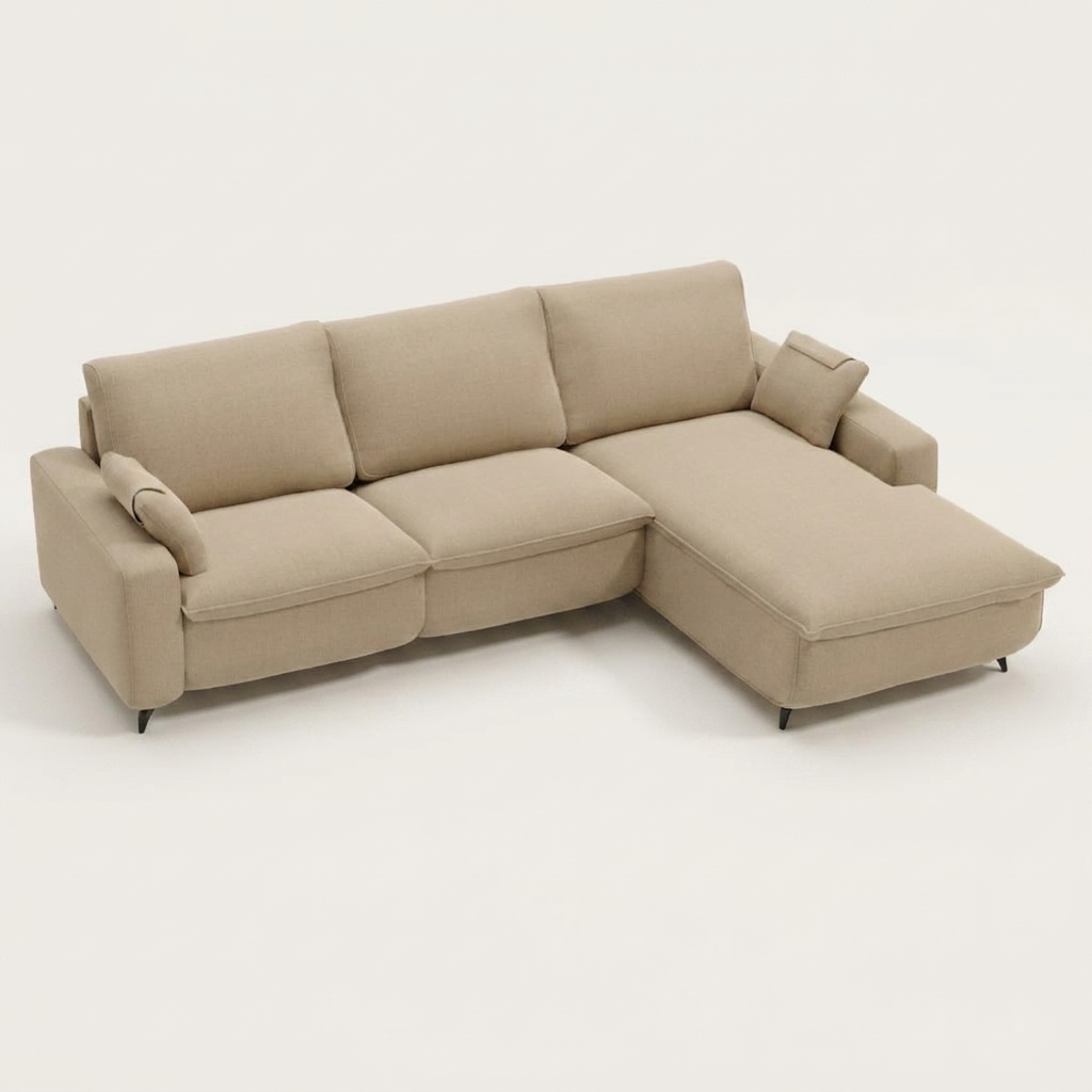 Selene Chaise Sofa Neutral