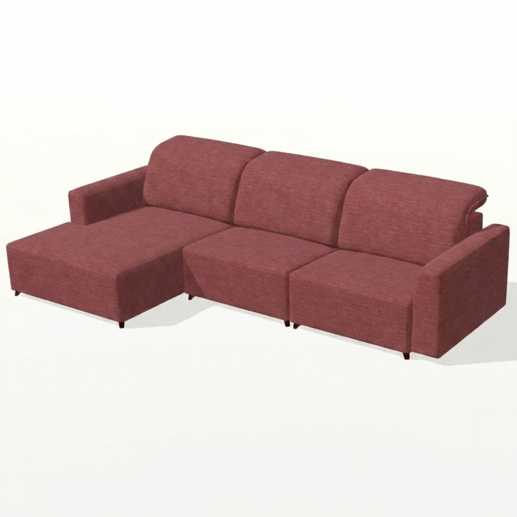 Natalie Chaise Sofa Pink LHF